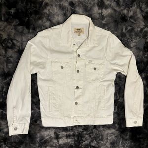 Polo Ralph Lauren White Denim Trucker Jacket